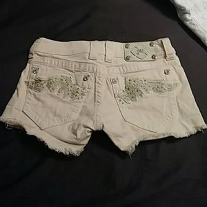 Sz 25 light pink Miss Me Jean Shorts